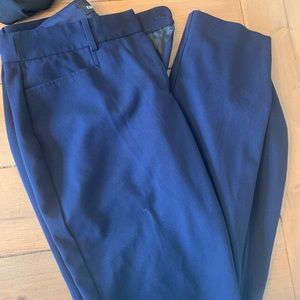 Navy columnist slim mid rise 10 long express